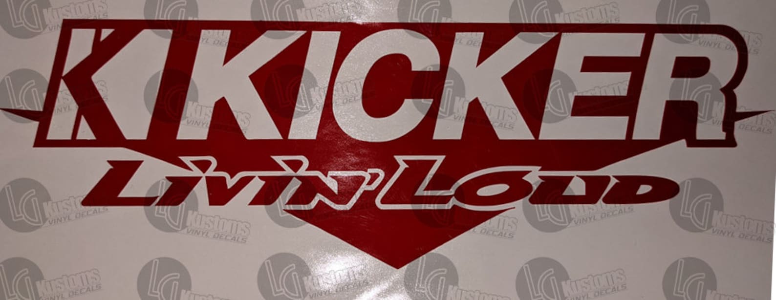 Kicker Car Audio Logo Vinyl Decal for Window/case and Many Etsy
