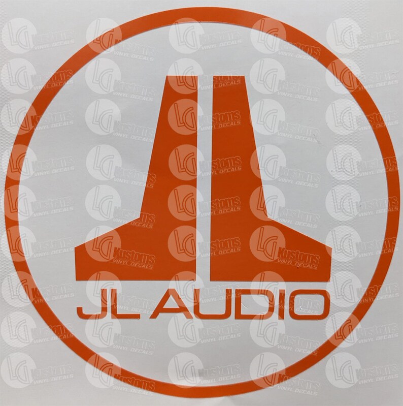 JL Audio Car Audio Logo Vinyl Decal for Window/case and Many Etsy
