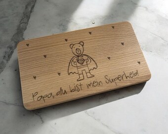 Breakfast board | Snack board for dad | Superhero