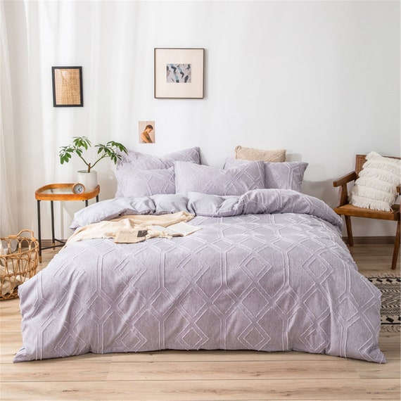 Light Purple Bed Linen Set.eu Size Bed Linen.girls Duvet - Etsy
