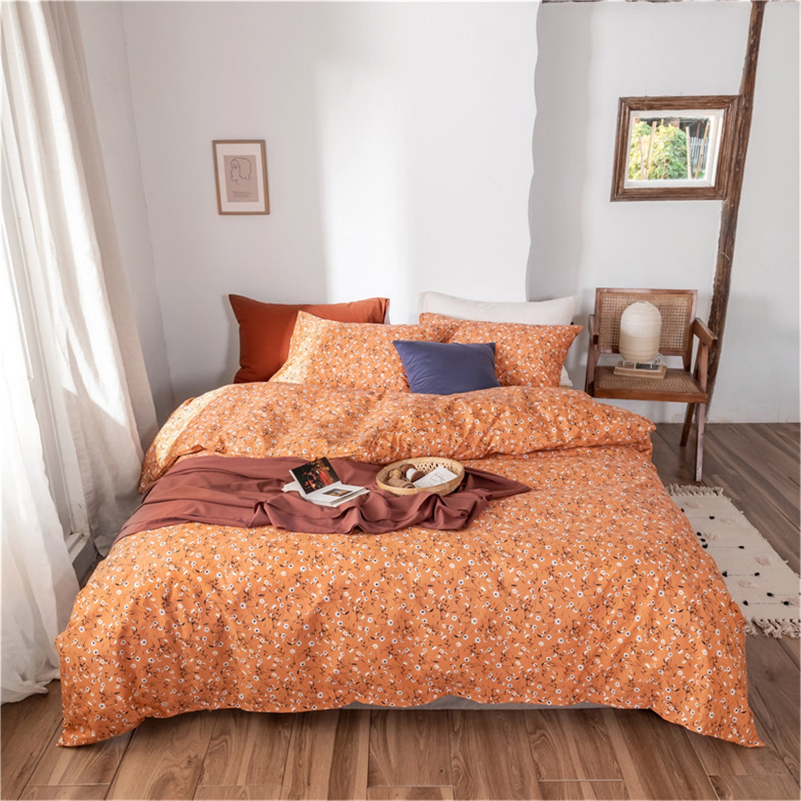 Pastoral Country Style Bed Linen Sets.cotton Bed Linen.soft Etsy UK