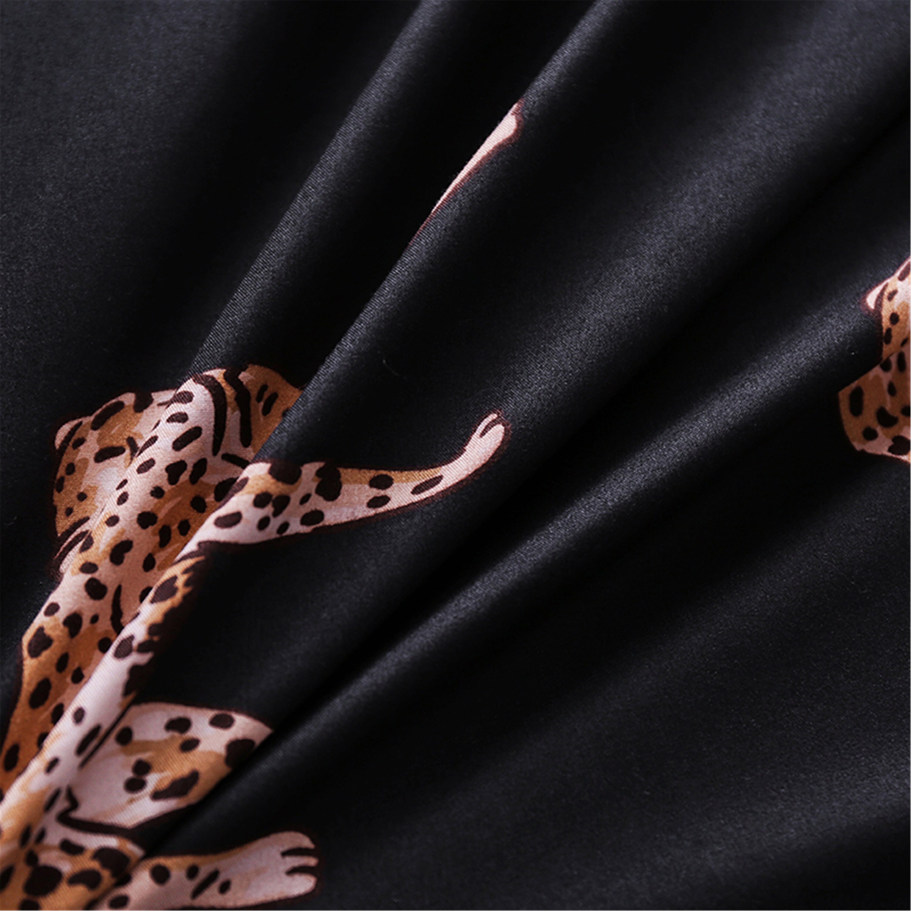 Ropa de cama patrón de leopardo 2/3 juegos de fundas de | Etsy