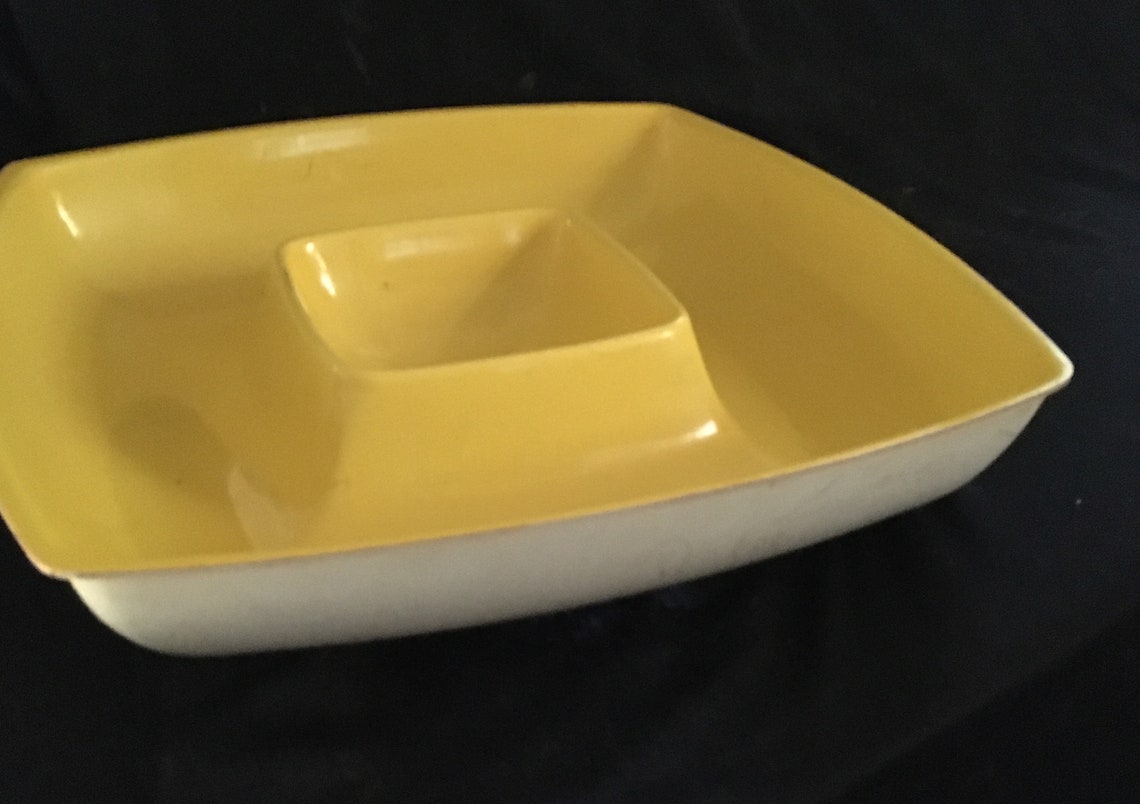 Chip & Dip Tray From the 70s Etsy