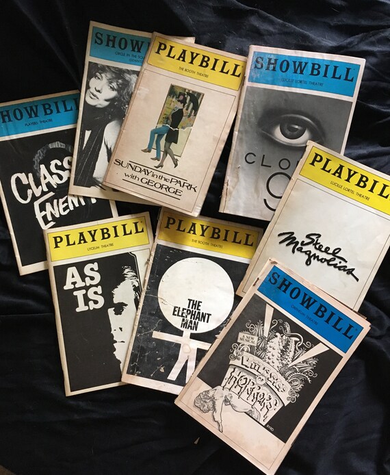 Vintage NY Theater Programs | Etsy