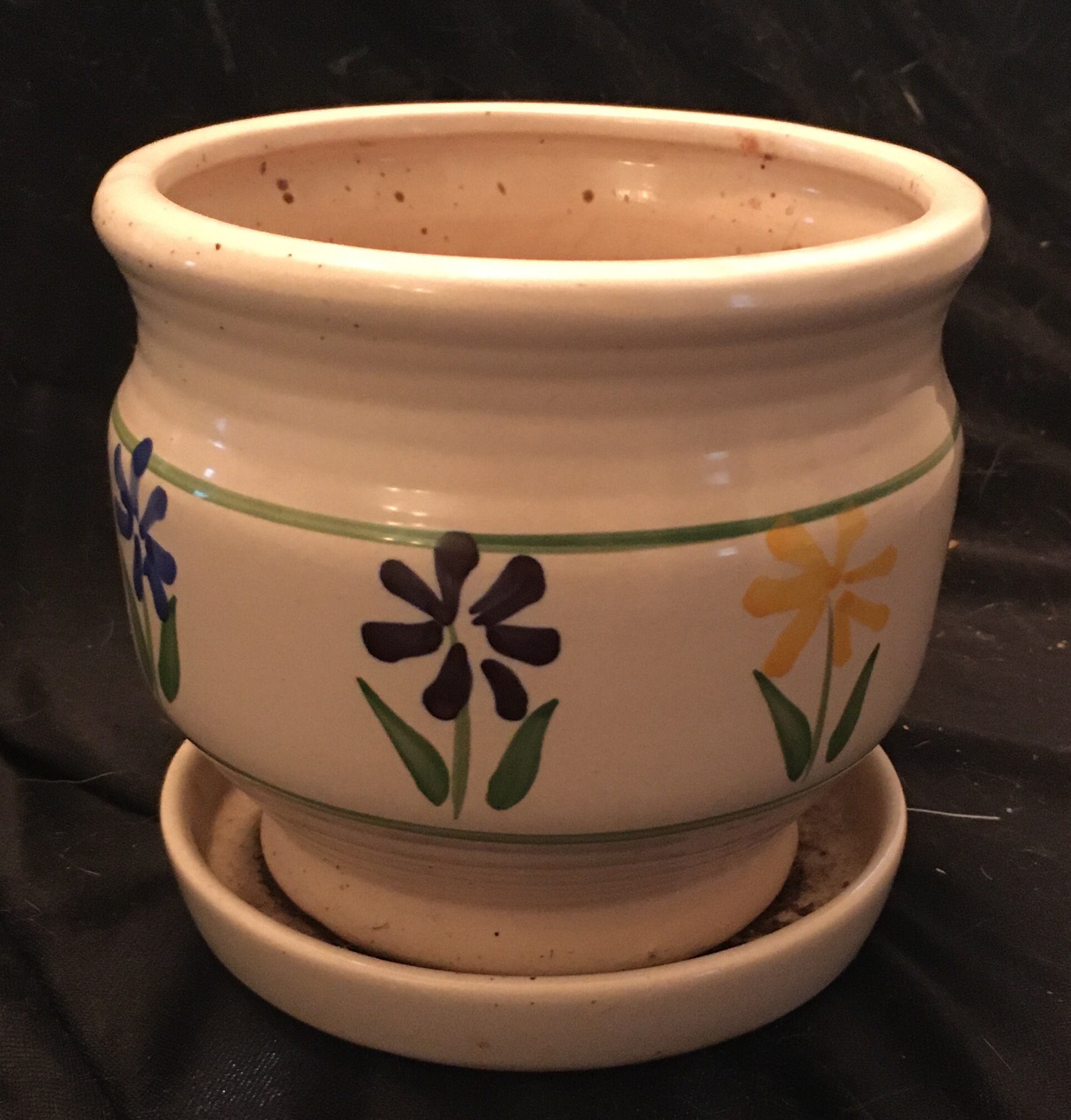 New England Pottery Co. flower pot/planter Etsy