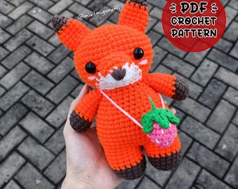 PDF CROCHET PATTERN - Foxy the Fox Amigurumi