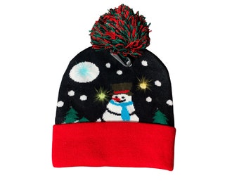 Beanie With Lights - Etsy