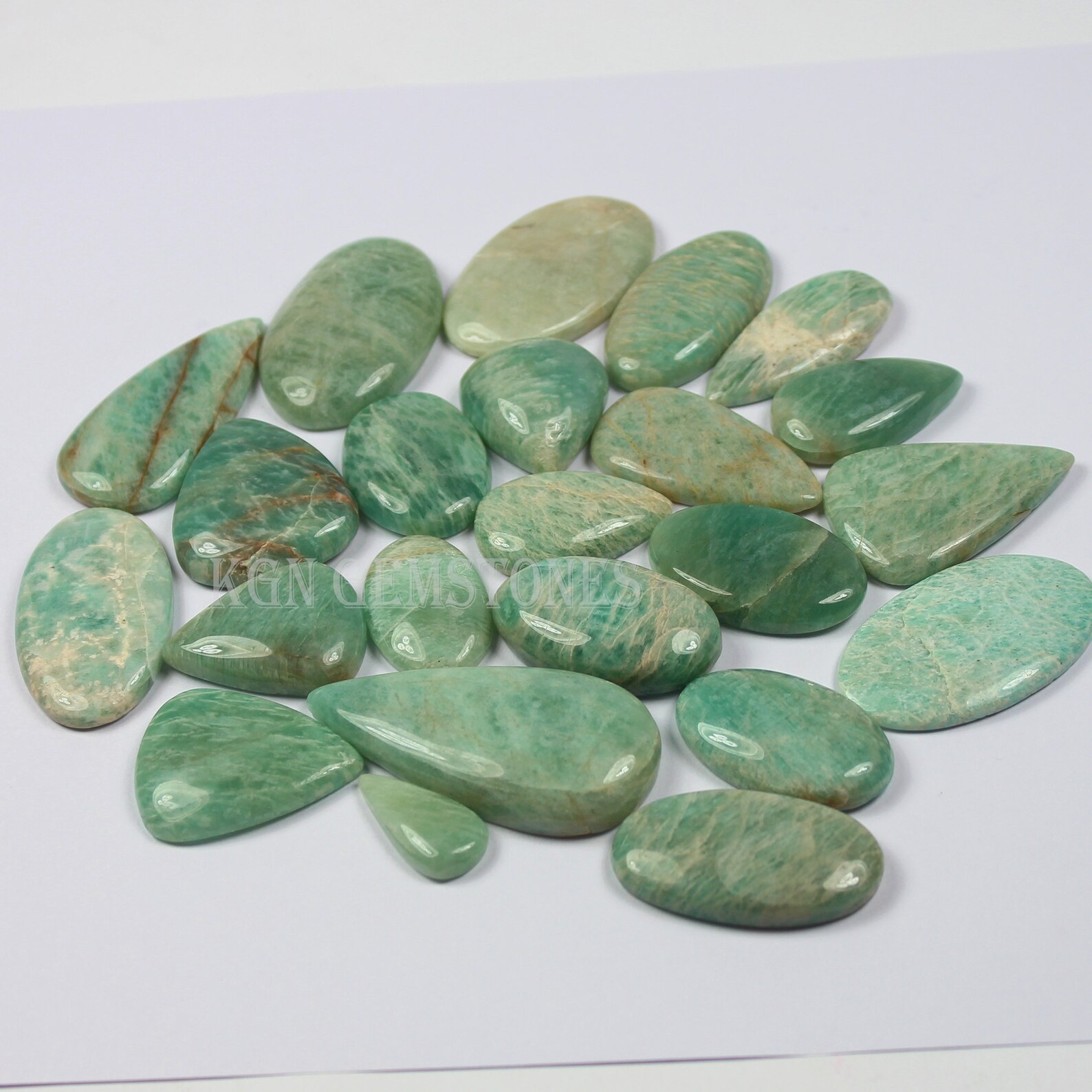 Natural Green Amazonite Gemstone Low Price Amazonite Etsy UK