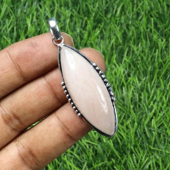 Anello in argento con Quarzo Rosa Naturale Taglio Sfaccettato