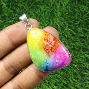 Bio Solar Quartz Pendant, Solar Quartz Gemstone Jewelry, Designer Pendant, Handmade Pendant, Girls Necklace, Gemstone Pendant for Girls