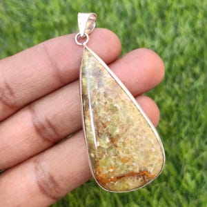 Top Quality Green Opal Gemstone Pendant, Silver Plated, Designer Pendant, Charm Pendant Boho Pendant Handmade Pendant Jewelry,, Wedding Gift