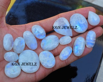 Perline Di Pietra Di Luna Arcobaleno Pietra Preziosa Naturale - Foto 7