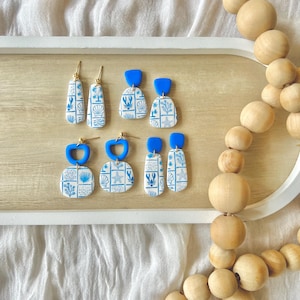 Lobster Clay Earrings, Coastal Earrings, Lobster Earrings, Seashell Clay Earrings, Seashell Earrings, Beach Clay Earrings, Beach Earrings