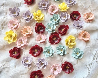 Realistic Flower Earrings, Flower Clay Earrings, Floral Clay Earrings, Spring Earrings, Spring Clay Earrings, Flower Earrings