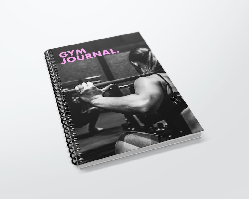 Gym Diary/ Workout Log/ Fitness Logbook/ Fitness Journal A5 Etsy