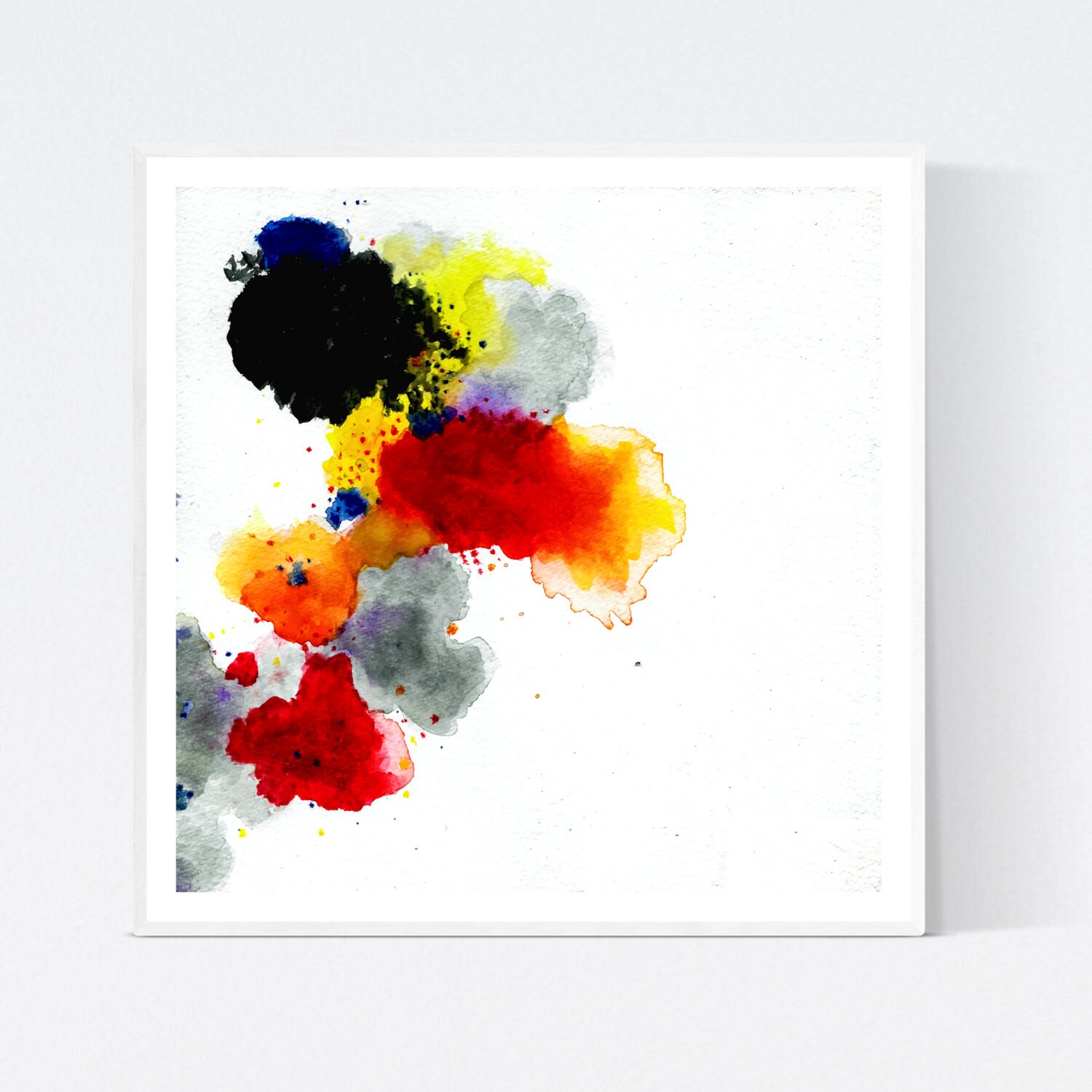 Printable Wall Art, Watercolor Wall Art, Art Print, Multi-color Art ...