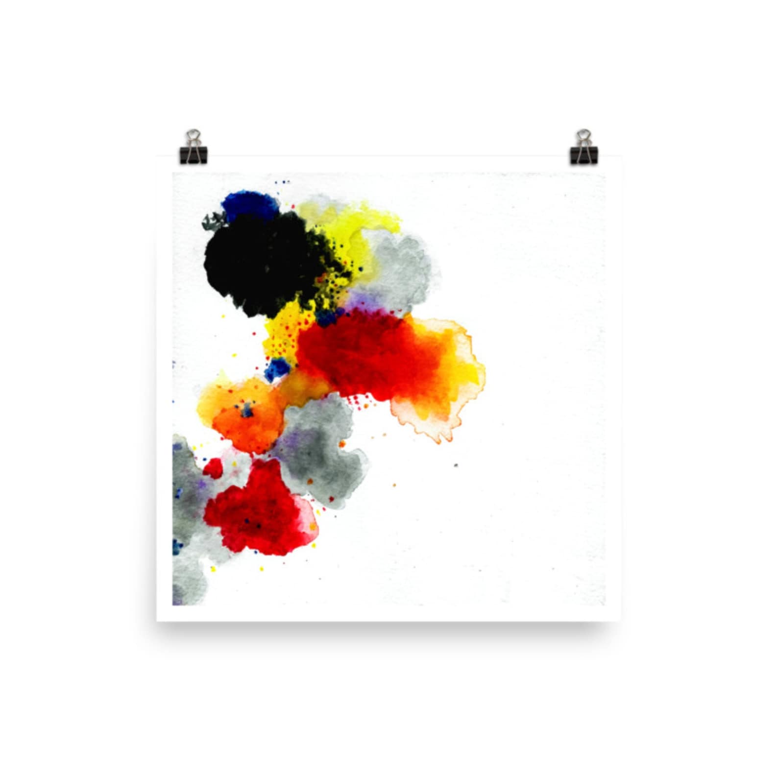 Printable Wall Art, Watercolor Wall Art, Art Print, Multi-color Art ...