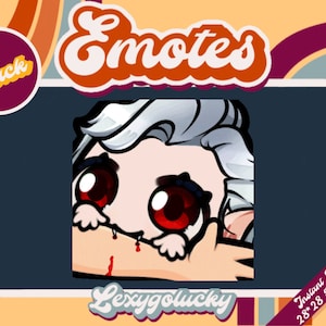 Animated Vampire Emote | Twitch Emote | One Pack | Digital File | Instant Download