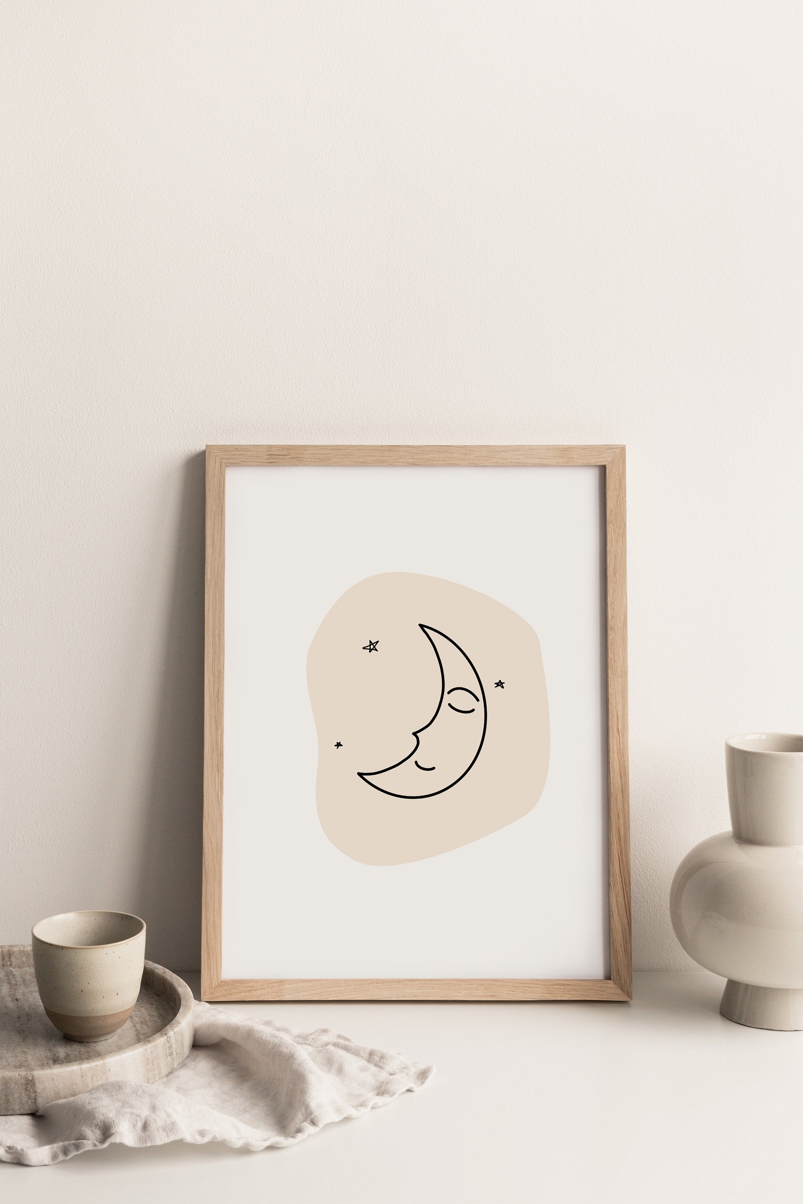 Buy Sun Moon Nursery Art Set of 2 Sun Moon Wall Art Nursery Online in