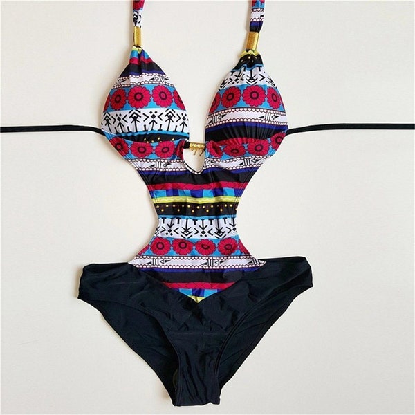 Cutout One Piece Bathing Suit - Etsy