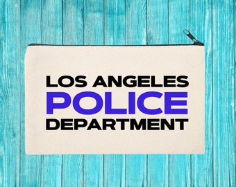 Estuche para lápices del Departamento de Policía de Los Ángeles | El estuche Rookie | Bolsa de maquillaje |Estuche para lápices Tim Bradford