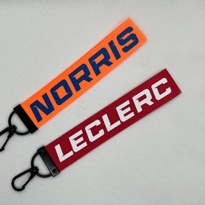 Short lanyard Formula 1 keychain | F1 Keychain | Formula 1 gift | Race driver