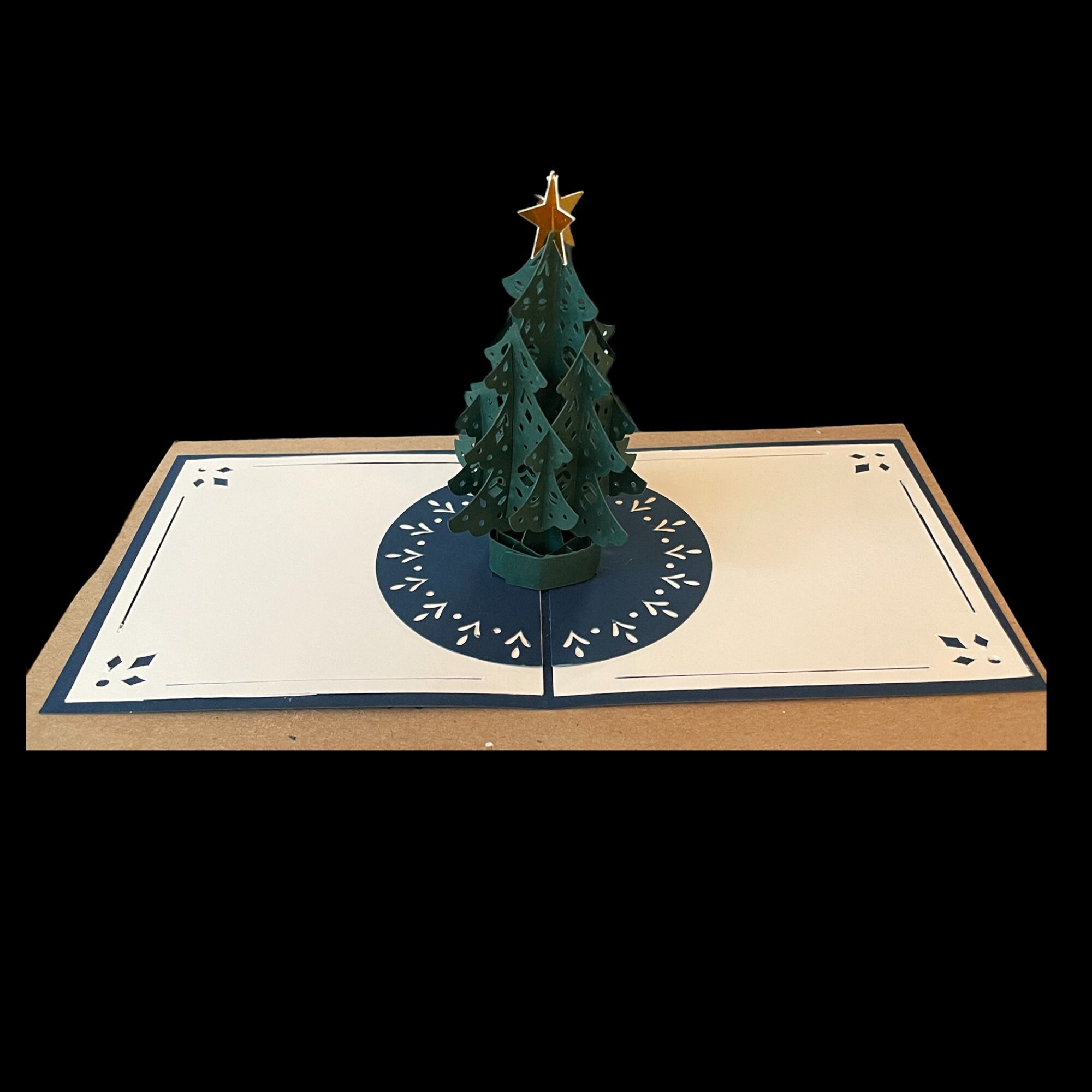 Christmas Tree Popup Card Cricut Etsy