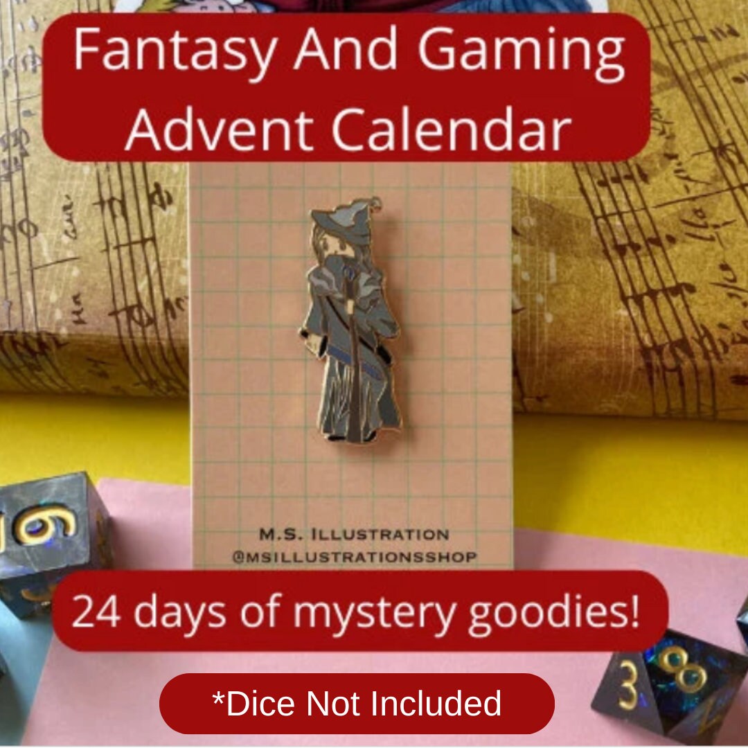 Gaming Advent Calendar 2023, 24 Day Mixed Dungeons and Dragons Gift, Video Game  Gifts, Blind Box Accessory for Rpgs, Dnd, and Tabletop Games 