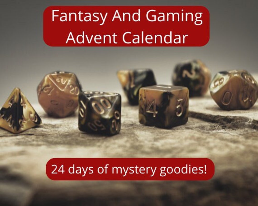 Gaming Advent Calendar 2022 24 Day Mixed Dungeons and Dragons Etsy Canada
