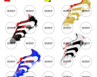 Adidas sticker | Etsy Pack Of 6 No Football Boots Stickers