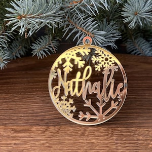 Kerstballen / bubbels, kerstboomversieringen, decor, boomballen, kerstmis, sneeuwvlokken, kerstmis, plaatskaarten, decor, naam, december