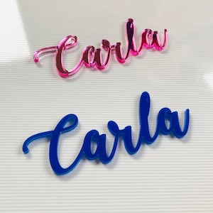 Marque-places, Marque-places de mariage, Prénoms personnalisés découpés au laser, Prénoms en bois découpés au laser, Plaques nominatives, Fête, Décoration, Cadeau, Plaques de dressage