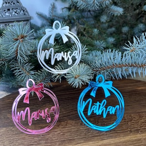 decorazioni in legno di NATALE,cuore,bolle,ornamenti per l'albero di Natale,palline di Natale ornamenti personalizzati,fiocchi di neve,natale,segnaposto,decorazioni,nome