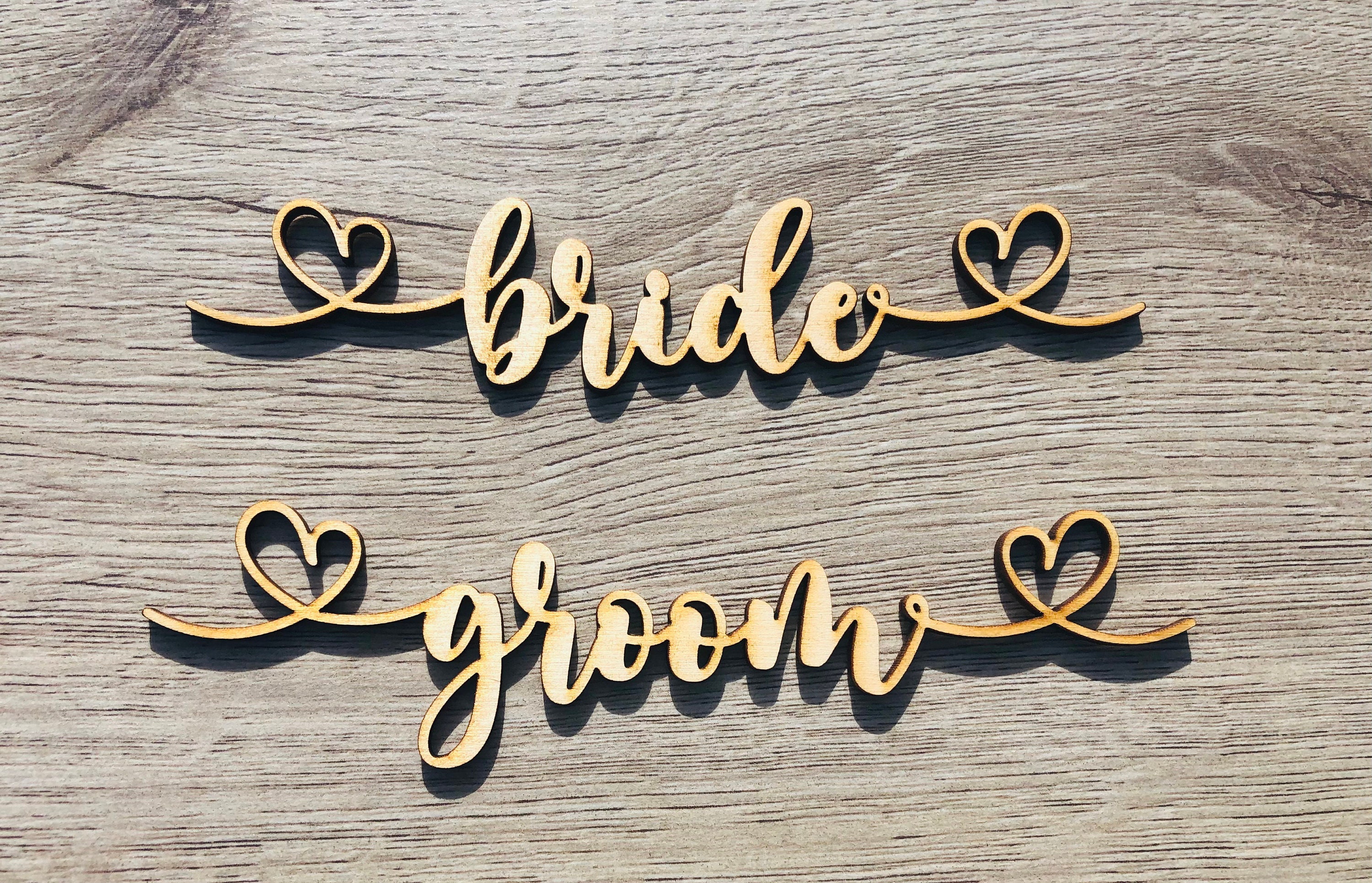 Place Cards, Wedding Place Cards, Custom Laser-cut Names, Wooden Laser ...
