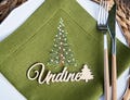 Place cards with christmas tree, Wedding place cards, Custom laser-cut names, Name tags, Party, Decoration, Gift, christmas, xmas, tree product logo