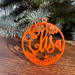 Kerstballen / bubbels, kerstboomversieringen, decor, boomballen, kerstmis, sneeuwvlokken, kerstmis, plaatskaarten, decor, naam