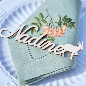 Animal place cards, antelope, savannah, celebration, decoration, forest, zoo, custom place cards, pet, safari, Africa, gazelle, Asia,