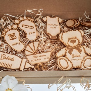 Aangepast babybord, babyshower, borden kinderdagverblijf, babydetails, herinneringen, datum, gewicht, plaats, babycadeau, nieuw, ouders