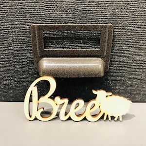 Cartes de table avec des moutons, marque-places au choix de repas, marques de lieu de repas en bois, noms découpés au laser, marque-places bénis découpés au laser, décor mouton de Pâques