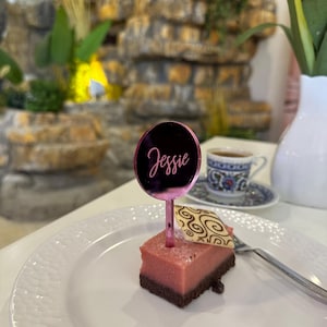Mini cupcake topper, cake, klein, aangepast, lasergesneden, Liefde, Decoratie, Partij, Bruiloft, Viering, Geschenk, Partij, Decoratie, gegraveerd