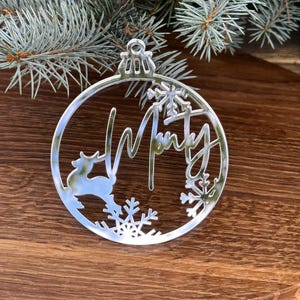 Kerstballen / bubbels, kerstboomversieringen, decor, boomballen, kerstmis, sneeuwvlokken, kerstmis, plaatskaarten, decor, naam, december