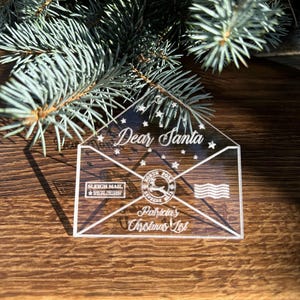 Carta de Papá Noel, tarjetas de lugar de boda, etiquetas de nombre, fiesta, Navidad con casa, dulce hogar, celebración, grabado, Weihnachten, Weihnachtsbaum, regalo
