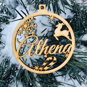 Christmas baubles / bubbles, christmas tree ornaments, tree baubles, christmas, snowflakes,xmas,place cards,decor,name,Weihnachten tree