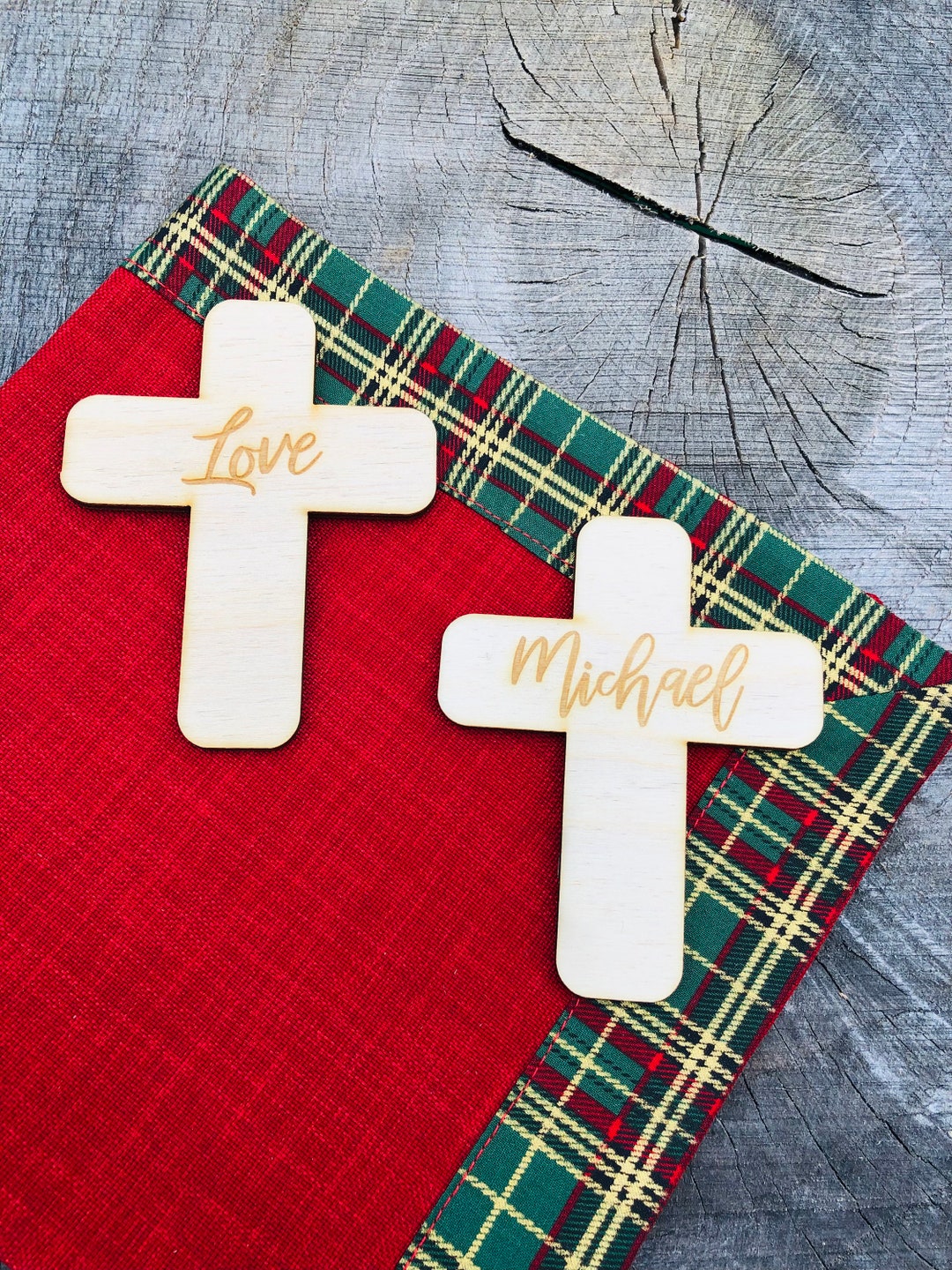 Personalized Christening Cross Custom Wood Cross Baptism Cross First
