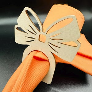 Bow napkin holder, napkin ring, table decoration, party, wedding, table decor, party bow, cute, tea party, celebration,dinner table, wedding