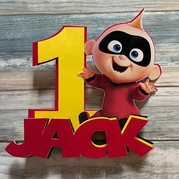 Baby Jack Jack Incredibles cake topper