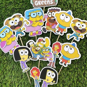 Big City Greens cupcake toppers (12)