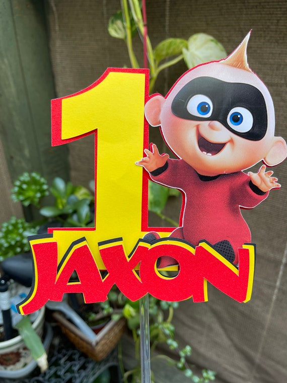 Adorno para tarta Baby Jack Jack Los Increibles Etsy Espana