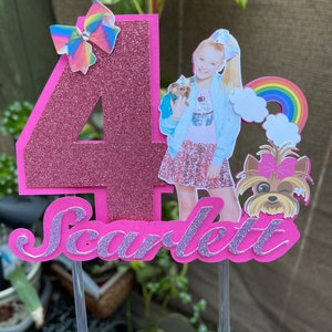 Jojo siwa cake topper
