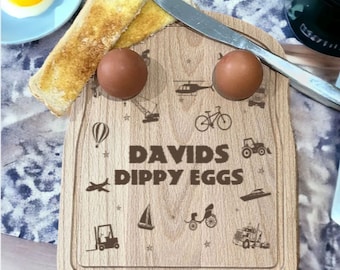 Personalised Breakfast Dippy Egg Board - Activities